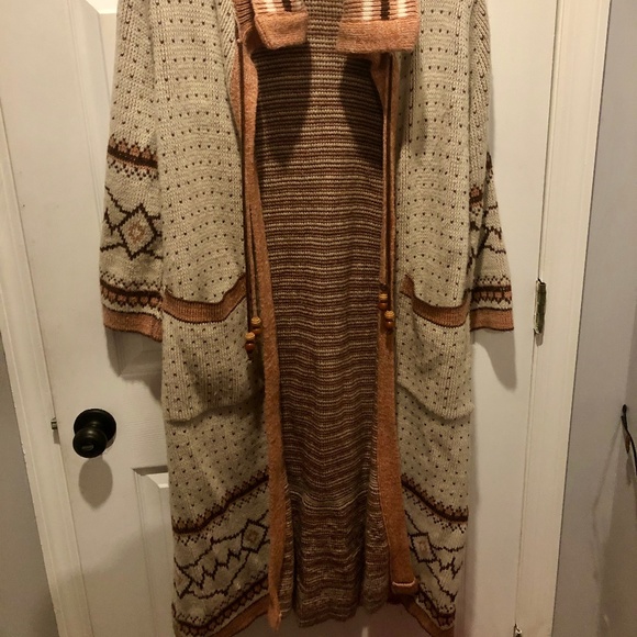 Sabra made in the USA Sweaters - Vintage 1970's Long Cardigan
